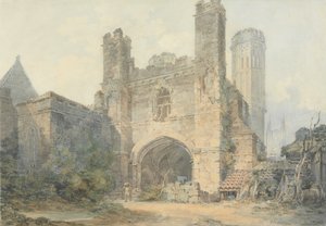 St. Augustins port, Canterbury av Joseph Mallord William Turner