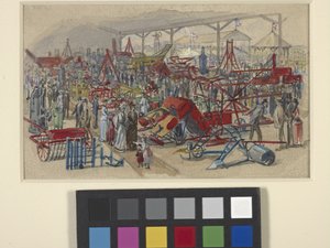 State Fair (akvarell over blyant på off-white papir) av Joseph Mallord William Turner