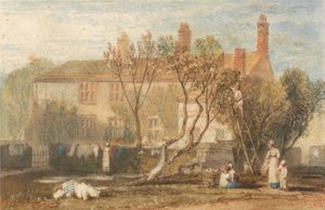 Steeton Manor House nær Farnley av Joseph Mallord William Turner