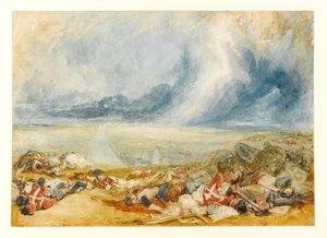 Waterloo-feltet av Joseph Mallord William Turner