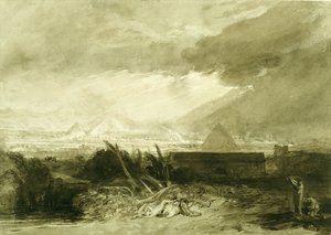 Egypts femte pest av Joseph Mallord William Turner