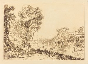 Kvinnen og tamburinen av Joseph Mallord William Turner