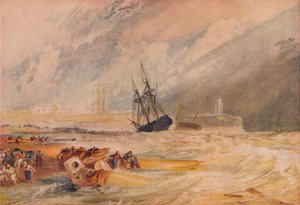 Tynemouth, tidlig på 1800-tallet, 1930. av Joseph Mallord William Turner