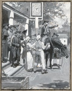Øvre Reichenbach-fall: regnbue av Joseph Mallord William Turner