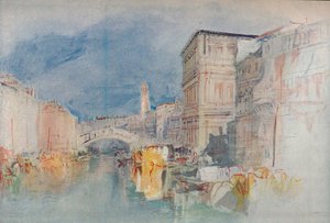 Venezia: Casa Grimani og Rialto, 1909 av Joseph Mallord William Turner