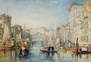 Venezia: Rialto av Joseph Mallord William Turner