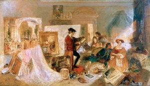Watteau Study by Fresnoys Rules, 1831 av Joseph Mallord William Turner