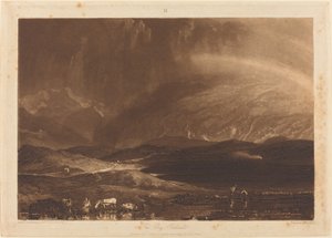 Torvmose, Skottland av Joseph Mallord William Turner and George Clint
