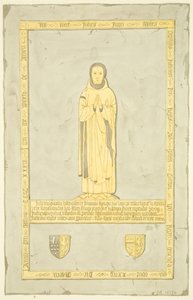 Messing av Sir John Inyn i St Mary Redcliffe (akvarell på papir) av Joseph Manning