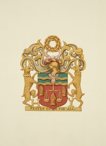 Coat-of-Arms of the Bakers, påskrevet 