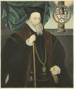 Portrett i Council House of Lord Burleigh (akvarell på papir) av Joseph Manning