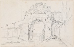 Drususbuen nær Appian Way av Joseph Marie Vien