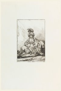 Sultane Noire (The Black Sultana), plate 28 fra serien Caravanne du Sultan à la Mecque (Sultanens karavane til Mekka) av Joseph Marie Vien the Elder