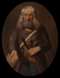 A Preacher (blekk og wc på papir) av Joseph Middleton Jopling