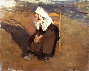 Evening Thoughts (olje på lerret)