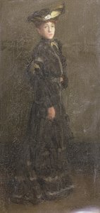 Parisian Lady (olje på lerret)