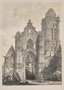 Middelalderens arkitektur: På Senlis av Joseph Nash