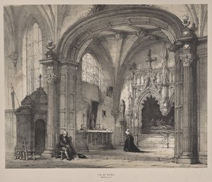 Middelalderens arkitektur: I St. Remi, Abbeville av Joseph Nash