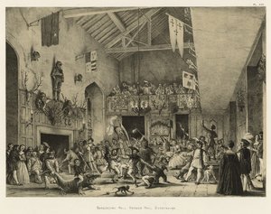 Banketthall, Haddon Hall, Derbyshire