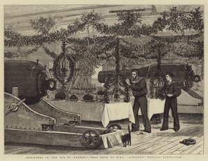 Jul i Marmorahavet, rotdekk til HMS Achilles venter på inspeksjon