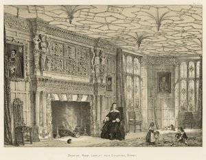 Drawing Room, Loseley, nær Guildford, Surrey