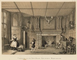 Peis i Gate-House, Kenilworth, Warwickshire
