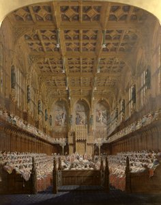 Dronning Victoria i House of Lords av Joseph Nash