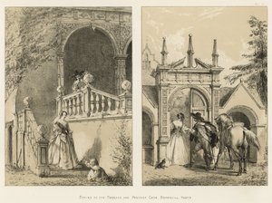 Trapper til terrassen og Postern Gate, Bramshill, Hants
