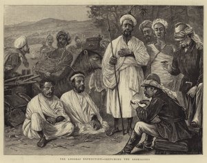 Looshai-ekspedisjonen, skisserer aboriginerne