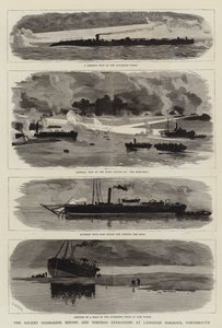Den nylige ubåtgruvedriften og torpedooperasjonene ved Langstone Harbour, Portsmouth