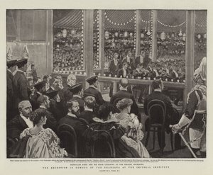 Mottakelsen til ære for Shahzada ved Imperial Institute