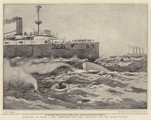 Med X Fleet, en mann over bord fra HMS Hannibal utenfor Scillyøyene