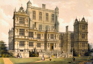 Wollaton Hall, Nottinghamshire, 1600, illustrasjon fra 