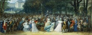 Camille Desmoulins på Palais Royale
