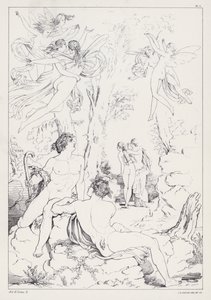 Shelleys Prometheus Unbound, Act II, Scene 2 av Joseph Noel after Paton