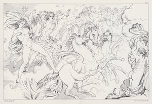 Shelleys Prometheus Unbound, Act II, Scene 4 av Joseph Noel after Paton