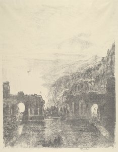 Aetna over Taormina av Joseph Pennell