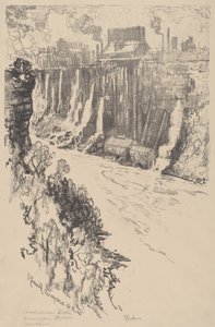 Amerikansk Tivoli av Joseph Pennell