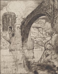Alcantara-broen, 1904. av Joseph Pennell