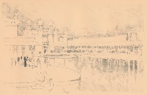 Auto-litografi av J. Pennell, c1877-1898, 1898