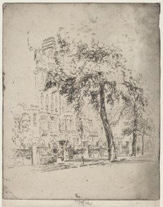Big Tree, Cheyne Walk av Joseph Pennell