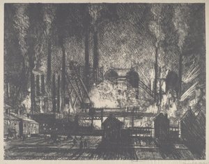 Skifter, Charleroi av Joseph Pennell