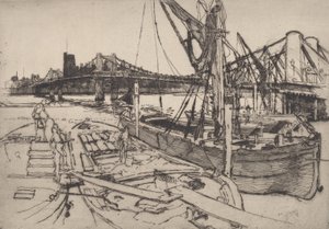 Chelsea, nr. II, 1886. av Joseph Pennell