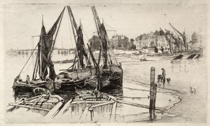 Chelsea, nr. 1, 1886. av Joseph Pennell