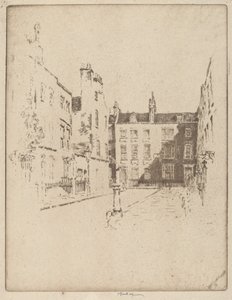Cowley Street, Westminster av Joseph Pennell