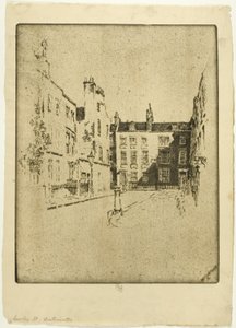 Cowley Street, Westminster av Joseph Pennell