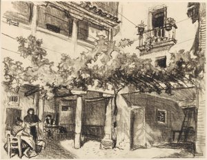 Herlige bilder av hjemmelivet, Alcalá av Joseph Pennell