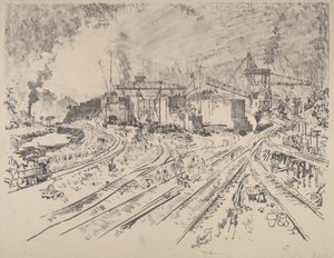 Tidlig morgen, Miraflores av Joseph Pennell