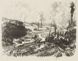 English War Work: Munition Works av Joseph Pennell