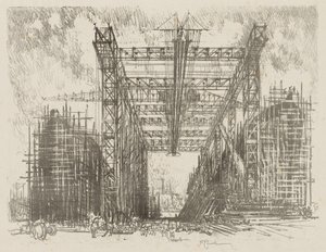 English War Work: The Gantry (A Merchant Shipyard)